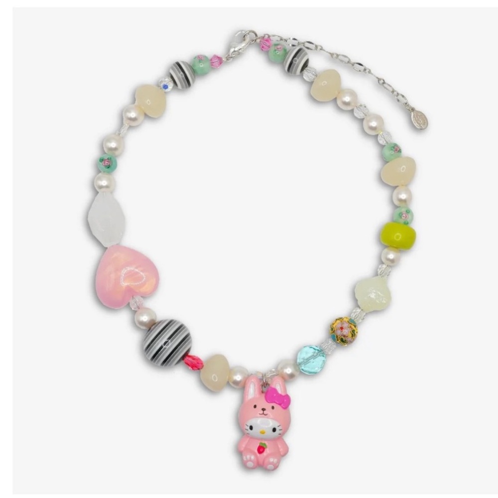 TARINA TARANTINO for Hello Kitty Vintage NWT Coveted Bunny Mascot Necklace 💖 - Picture 11 of 11